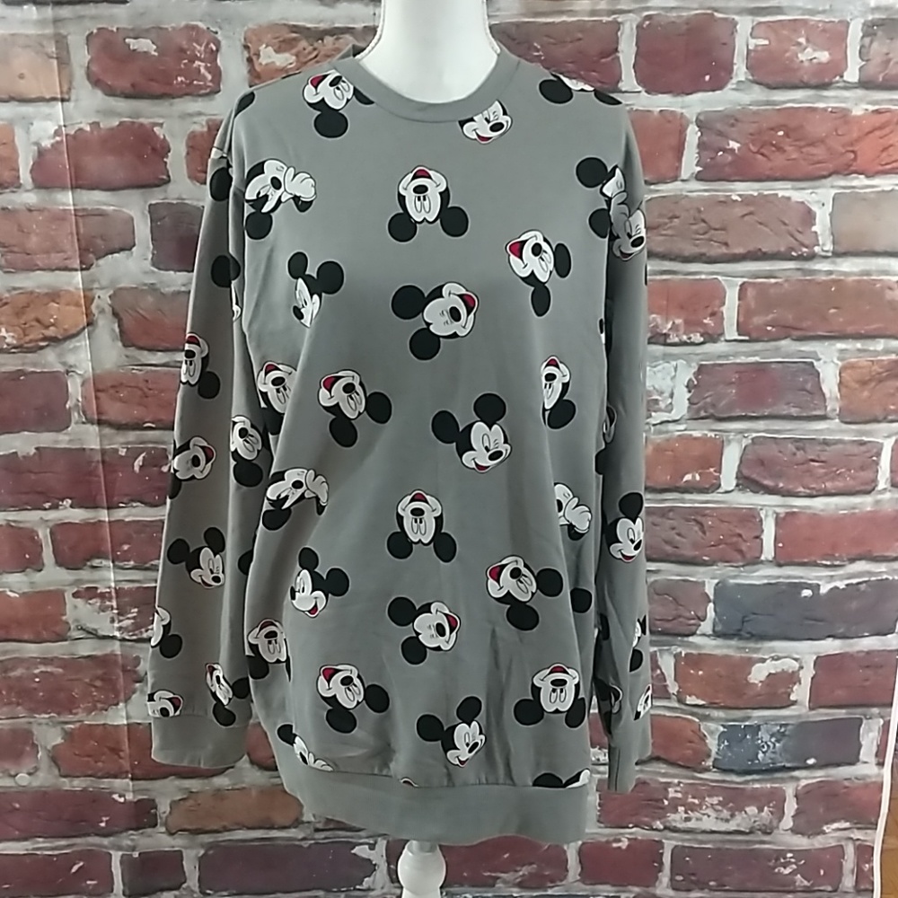 NWT WOMEN'S DISNEY MICKEY MOUSE SWEATSHIRT 2XL